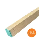 Alfajilla de pino semiduro sin cepillo 2" x 3" (47 x 73 mm) x 3.2 metros
