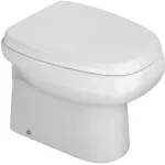 Inodoro con valvula hydra doble descarga 3 y 6 litros 550/650 gramos blanco Monte Carlo Deca 1968.C+2545.C.114+P.8.17+AP.816.17+SP.121.01