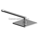 Cabeza de ducha cuadrada 200 mm (8”) con brazo de pared cromo Sabina Franz Viegener 0120/21-CR