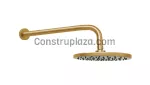 Cabeza de ducha redonda 200 mm (8") con brazo de pared oro Coty Franz Viegener Z120.PR0-20-ORR