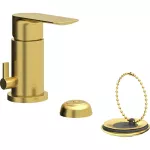 Griferia para bidet monomando oro Coty Franz Viegener Z189/D9-ORR