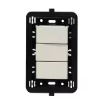 Interruptor doble 2 vias 16A 127V blanco Matix Bticino SAM5001/2H