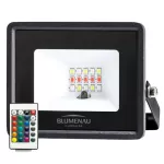 Reflector LED 20W 100-240V multicolor RGB (96 x 77 mm) negro Blumenau 76207000