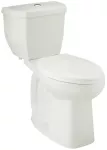 Inodoro dos piezas descarga 4.8 litros 600 gramos (Ley 7600) blanco Greco Franz Viegener E165-BL
