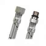Tubo de abasto de acero para griferia monomando 3/8" x 1/4" 55 cm Coflex EAL-R55