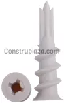 Anclaje expander plastico para gypsum #6 (4 por paquete)