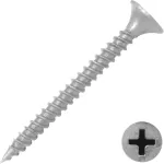 Tornillo gypsum galvanizado punta corriente 6 x 1-1/4" (50 por paquete)