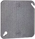 Tapa EMT cuadrada 4" x 4" ciega UL