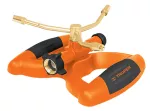 Aspersor para riego de 8 metros 360 grados con base plastica y 3 brazos metalico Truper ASP-B3 / 11298 