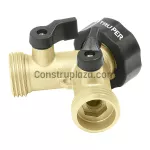 Conector Y de laton para manguera 3/4" Truper AD-2X / 10375 