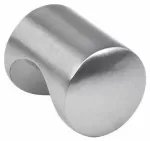 Tiradera estilo cilindro 19 mm niquel satinado Hermex PER-031 / 43807 