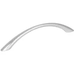 Tiradera estilo arco 128 mm niquel satinado Hermex JAL-0212 / 43823 