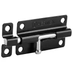 Picaporte barril de acero 4" negro Hermex PAS-46 / 43695 