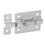 Picaporte barra plana de acero 2" cromo Hermex PAC-35 / 43713 