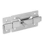 Picaporte barra plana de acero 3" cromo Hermex PAC-36 / 43714 