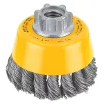 Cepillo copa trenzado 5/8" x 3" Dewalt DW4910