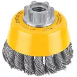 Cepillo copa trenzado 5/8" x 4" Dewalt DW4916