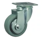 Rueda giratoria de polipropileno con platina gris 40 mm 35 kg 82211
