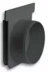 Tapa con salida para canal vehicular B125 de polipropileno 9021404 Durman