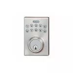 Cerrojo sencillo electronico niquel satinado con control remoto Kwikset 92640-004