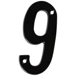Numero para puerta #9 negro National Hardware N238-717