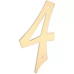 Numero para puerta #4 dorado National Hardware N211-623