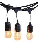 Serie de 12 luces E27 LED 110V 7.3 metros Prime