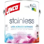 Pintura satinada Odor Free Stainless galon Lanco OF268-4 (Base Deep)