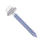 Tornillo techo punta corriente 1/4 x 2 blanco (12 por paquete)