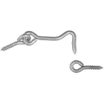 Tornillo ojo cerrado y gancho 2" National Hardware N117-911 (2 por paquete)