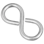 Gancho cerrado en S 1-5/8" galvanizado National Hardware N121-319 (4 por paquete)