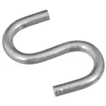 Gancho abierto en S 1" galvanizado National Hardware N121-574 (6 por paquete)