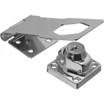 Cerrojo con aldaba llave maestra 4-1/2" cromo National Hardware N206-953