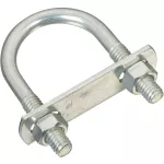 Gancho U con placa 5/16" x 1-3/8" x 2-1/2" galvanizado National Hardware N222-125