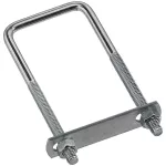Gancho U cuadrado 5/16" x 2" x 5" galvanizado National Hardware N222-364
