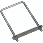 Gancho U cuadrado 3/8" x 4" x 7" galvanizado National Hardware N222-406