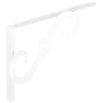 Escuadra decorativa para repisa 10" x 7" blanco antiguo National Hardware N229-443