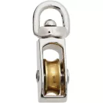 Roldana simple articulada 1/2" niquel National Hardware N243-568