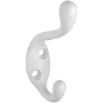 Gancho para ropa y sombrero blanco National Hardware N266-049 (sust. N248-369)