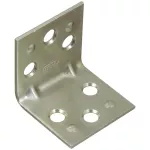 Platina de refuerzo doble 1-1/2" x 1-1/2" galvanizado National Hardware N285-544 (2 por paquete)