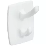 Gancho doble autoadhesivo blanco National Hardware N308-270 (2 por paquete)