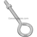 Anclaje perno de anillo con tuerca 3/8" x 6" galvanizado National Hardware N221-283