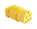 Toma plastica con abrazadera 3 huecos para extension 15A Eagle 4887