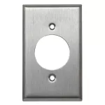 Placa sencilla para tomacorriente acero inoxidable Eagle 97111