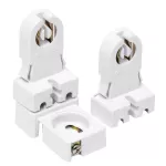 Base para tubo fluorescente bi-pin sencilla (2 piezas) 600W 600V Eagle 924AB