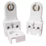 Base para tubo fluorescente bi-pin (2 piezas) 600W 600V Eagle 924AH