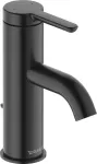 Grifería para lavatorio monomando bajo 155 mm con desagüe negro mate C.1 Duravit C11010001046