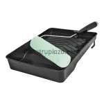Bandeja plastica para pintar negra con rodillo y felpa Truper KIT-ROPI-915 / 13843 