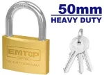 Candado 50 mm uso rudo Emtop EPDKB5021