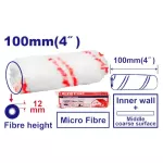 Felpa micro fibra 100 mm (4") Emtop ECBH061002